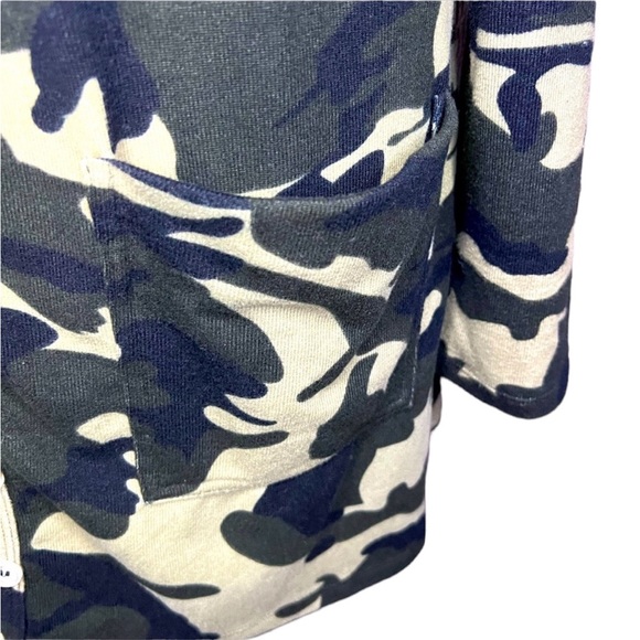 Camo Pocketed Button Cardigan - Picture 3 of 4